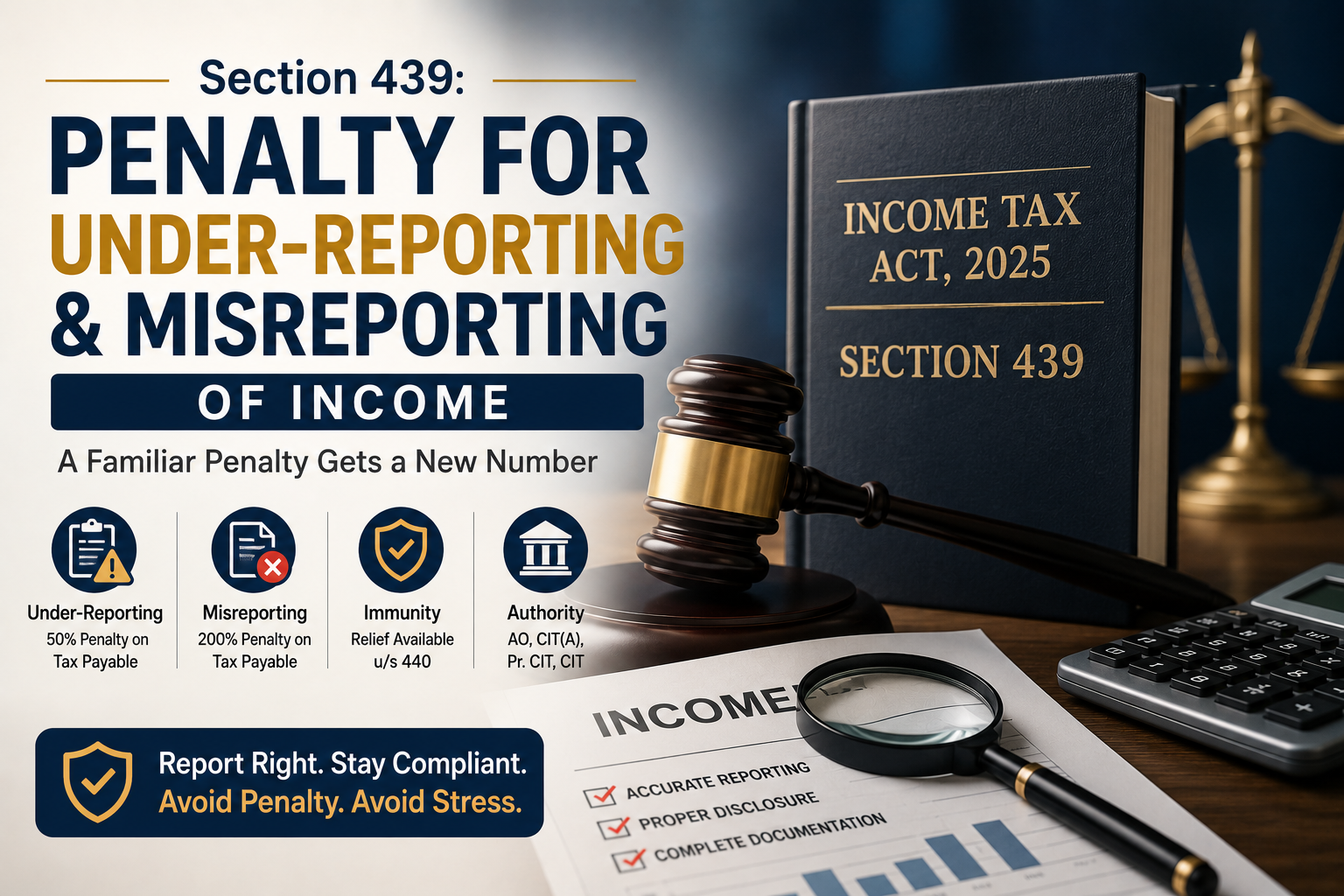 Section 439: Penalty For Under-Reporting And Misreporting Of Income